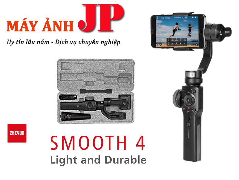 Gimbal Zhiyun Smooth 4 cho SmartPhone và Gopro | Hàng Chính Hãng